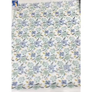 YX1125 Cheap French Style Multicolor Digital Printing Florals Tulle Embroidery Fabric With Silver Sequins Tulle 5 Yards...