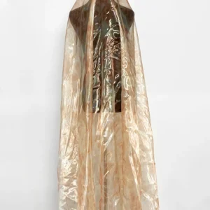 YX1134 100 Polyester Soft Silk Organza Printed Fabric Nigerian Liquid Water-Gloss Organza New Fashion Dress Fabric - 100%...