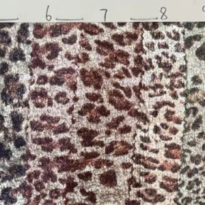 YX1138 120gsm Polyester Hot Stamping Chiffon Leopard Print Fabrics Women's Garments Pattern Small Leopard Print Fabric...