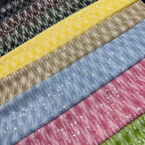 YX1145 Tie-Dye Sequins Fabric 2026 New Digital Printing 400gsm 5mm Reversible Sequin Embroidery Fabric for Women's Dress...