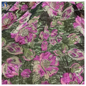 YX1164 180gsm Woven 100% Polyester 3D Jacquard Brocade Fabric Latest Woman Dresses for Clothing - 100% Polyester, 180 gsm...
