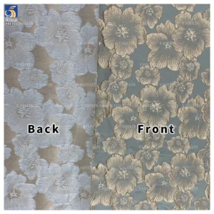 YX1165 High Quality Golden Chinese Brocade Fabrics Flowers Pattern Design Yarn-Dyed Jacquard Brocade Fabric for Garments...