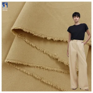 YX1168 Cheap 280gsm 100% Polyester Woven Khaki Twill Fabric for Pants Shirts Overalls Dresses Poly Coarse Twill Fabrics...