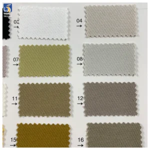 YX1168 Cheap 280gsm 100% Polyester Woven Khaki Twill Fabric for Pants Shirts Overalls Dresses Poly Coarse Twill Fabrics...