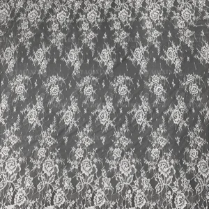 YX1203 Custom Color and Material Bride Chinese Floral Lace Fabric for Wedding Hot Selling Net Eyelash Lace Fabric for Women...