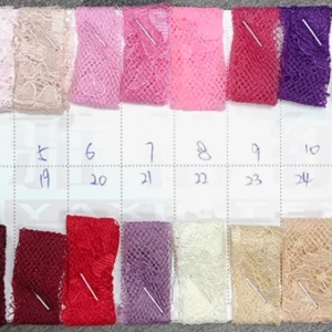 YX1205 New Austrian Tulle Lace Fabric 2026 White 10 Yards Embroidery High-Quality Eyelash Design Lace Fabric Textiles - 100%...