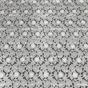 YX1212 New 200gsm Poly 3D Hand Embroidery Flowers Lace Fabric High Quality Woven Water-Soluble Mesh Net Lace Fabric - 100%...