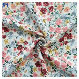 YX1230 Elegant Polyester Yarn-Dyed Jacquard Brocade Fabric for Clothing Dress Design Jacquard French Florals Fabric 2026...