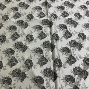 YX1234 Cheap Chinese Brocade Jacquard Fabric Woven Soft 100% Polyester Roses Flowers Brocade Fabric 2026 for Women - 100%...