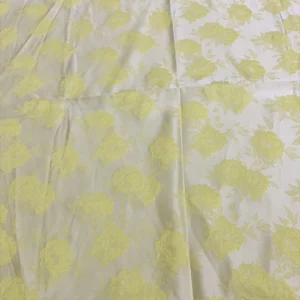 YX1234 Cheap Chinese Brocade Jacquard Fabric Woven Soft 100% Polyester Roses Flowers Brocade Fabric 2026 for Women - 100%...