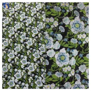 YX1235 Popular 220gsm Brocade Satin Jacquard Upholstery Fabric Green 3D Florals Embossed Yarn-Dyed Gold Brocade Fabric...