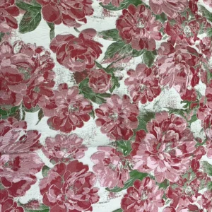 YX1237 Low Moq by 1 Yard Sales 193gsm 100% Polyester Yarn-Dyed Brocade Satin Fabric Jacquard Chinese Big Flowers Brocade...