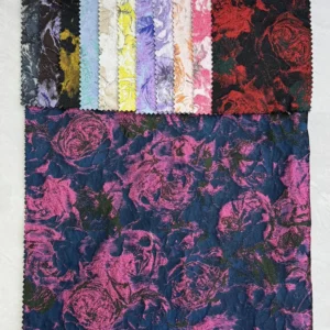 YX1238 Guangzhou China Suppliers Customized Brocade Fabrics Textiles Poly Jacquard Brocade Fabric for Home Textile Dress...