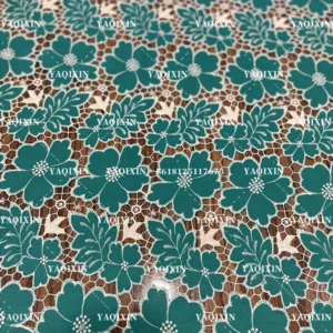 YX1257 2025 New Single-Sided Openwork Two-color Embroidered Fabric 150gsm Chiffon Water-Soluble Lace Fabric Embroidery...