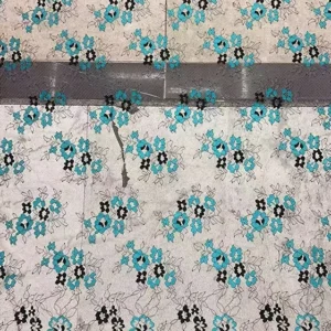 YX1269-1 France Elegant Style Two-Tone Eyelash Lace Fabric Polyester Cyan-Blue Hot Selling Tulle Lace Fabric for Garments...
