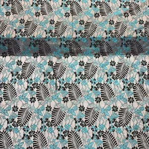 YX1269 Chinese Sky Cyan-Blue Style Lace Fabric Rare Custom Color Woven 300*150CM Eyelash Lace Textile Fabrics for Long Skirt...