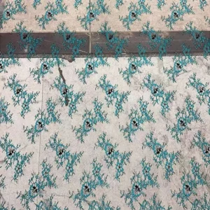 YX1269 Chinese Sky Cyan-Blue Style Lace Fabric Rare Custom Color Woven 300*150CM Eyelash Lace Textile Fabrics for Long Skirt...