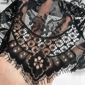 YX1296 Supplier China Embroidery Lingerie French Lace Fabric for 1 Piece Eyelash Clothing Textiles Lace Fabric Fashionable...