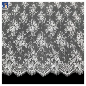 YX1296 Supplier China Embroidery Lingerie French Lace Fabric for 1 Piece Eyelash Clothing Textiles Lace Fabric Fashionable...