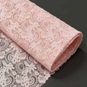 YX1346 130gsm French Fashion Embroidered Lace Fabric High Quality White Water Soluble Lace Embroidery Paisley Lace Fabric...