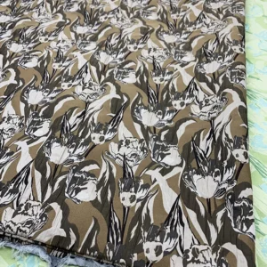 YX1349 High Quality Chinese Floral Brocade Fabric for Dress Light Green 5 Yards 100 Polyester Jacquard Brocade Fabric - 100%...