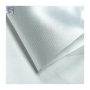YX135# High Quality Thickened Wedding Satin Fabric 100D*300D White 100% Polyester Bridal Dress Satin Fabric - 100%...