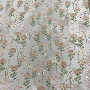 YX1351 New Fashion Design 2026 Bright Red Florals Fabric Wholesale Woven Brocade Jacquard Fabric for Garment - 100%...