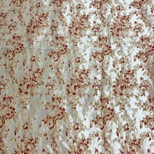 YX1353 China Supplier Custom Golden 3D Embossed Lurex Brocade Fabric for Women Dress Luxurious Brocade Fabrics Textile...