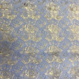YX1355 Wholesale Brocade Fabric Price 5 Yards Classic Retro Style Rose Pattern Two-Tone Gold Thread Soft Brocade Fabric...