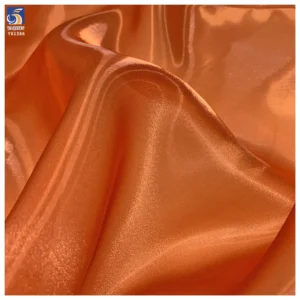 YX1386 High Quality 60gsm 100%Polyester Super Water Glossy Liquid Organza Fabric Liquid Soft Organza Mikado Fabric - 100%...