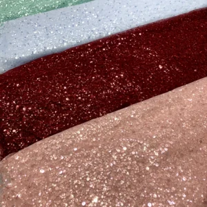 YX1392 Five-star Wholesaler White Transparent Sequin Lace Fabric With 3D Pearls Beaded Lace Fabric for High-end Dress 2026...