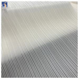 YX1394 New Product Launch 2026 Style 100% Polyester Off-White Pearl Chiffon Pleated Fabric for Garments Dress - 100%...