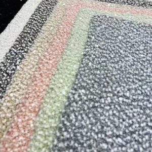 YX1420 Winter 100% Polyester White Pom-Pom Lace Jacquard Fabric With Embroidered 5mm Sequin for Women's Dress - 100%...