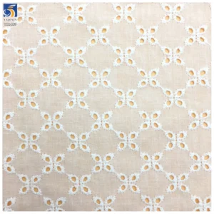YX1425 2026 Spring Trendy Vintage 100% Cotton Water Soluble Embroidery Fabric 130g Hollow Out Lace Fabric for Dress...
