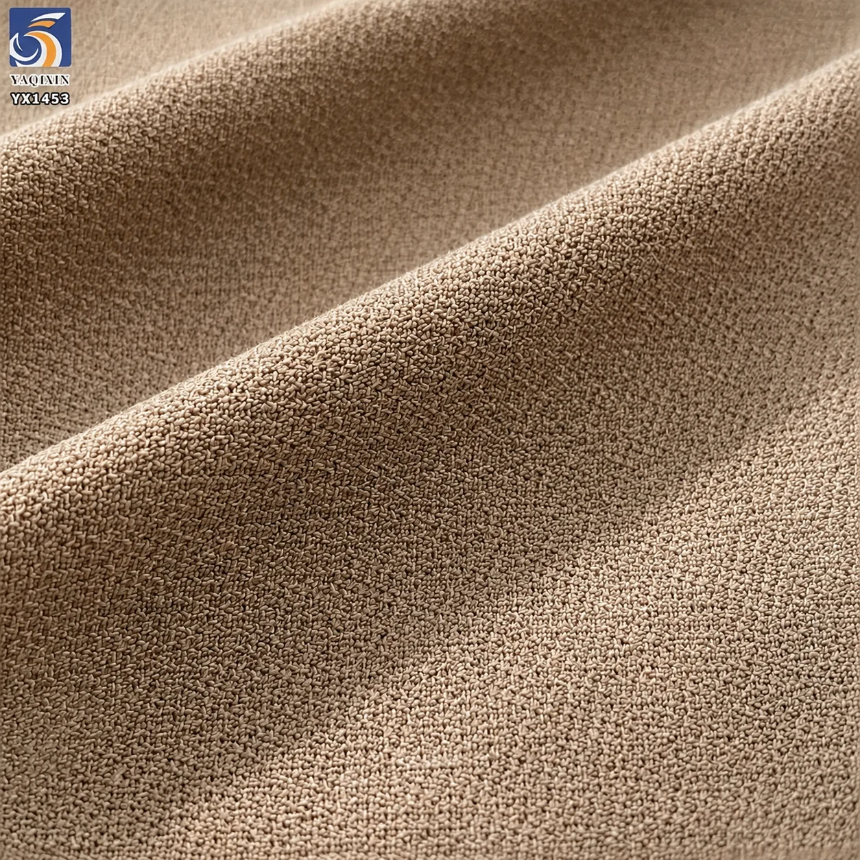 YX1453 Irregular Textured Stretch Knit Fabric 200GSM Polyester Spandex Twisted Slub Material for Dresses and Pants...