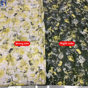 YX1463 Wholesale 100% Polyester Vintage Floral Brocade Jacquard Fabric for Dressmaking Garment and Textile Supply - 100%...