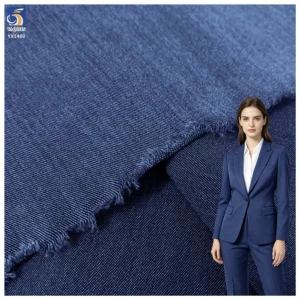 YX1480 76%T 20%R 4%SP 200g/m² TR High Stretch Twill Fabric for Suits Blazers Trousers and Tailored Fashion Apparel