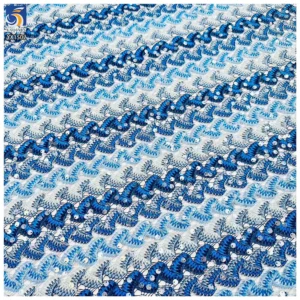 YX1502 270gsm Yarn Dyed Knitted Jacquard Sequin Fabric Boho Ethnic Openwork Mesh Fabric for Swimwear Cover up Women Blouse...