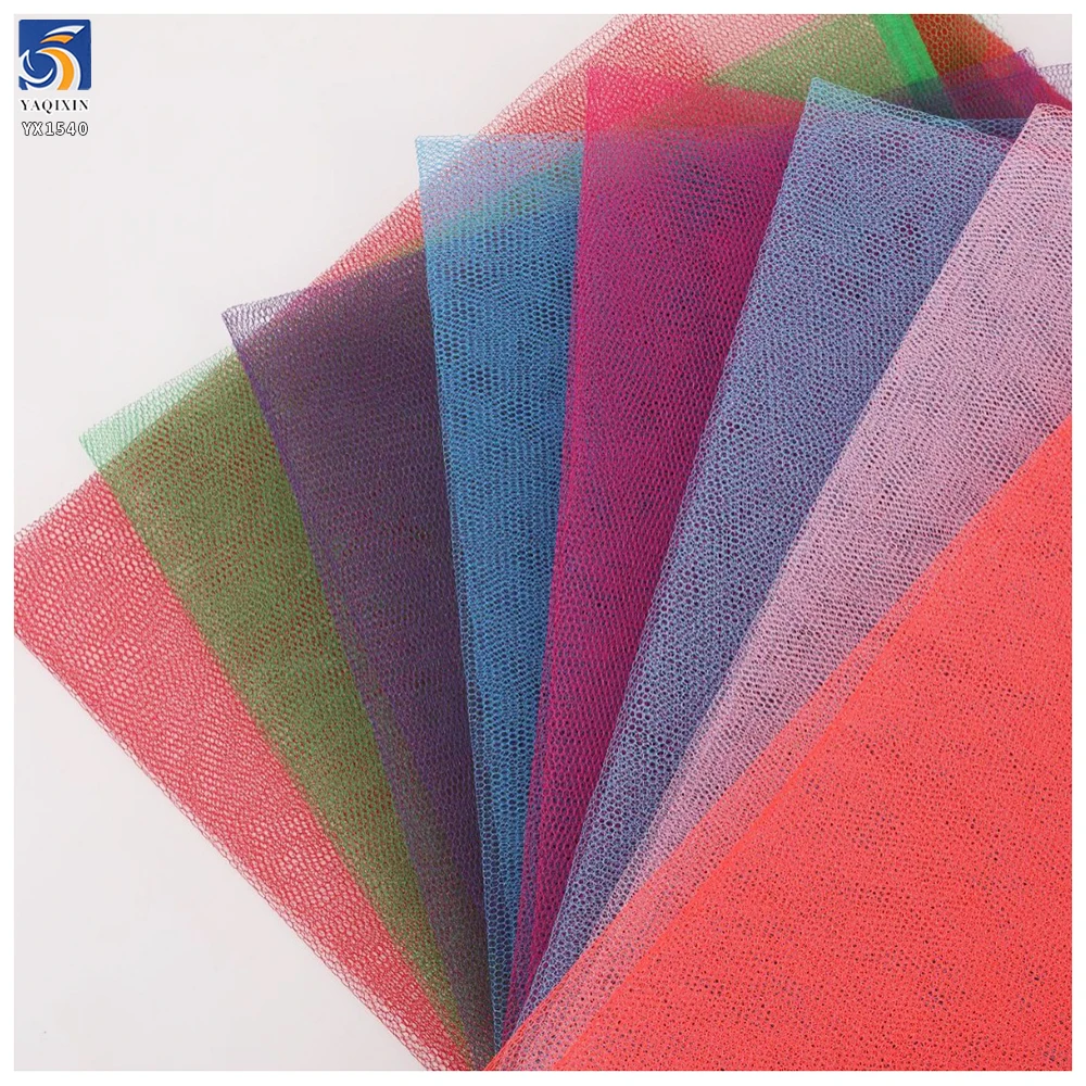 YX1540 20GSM 100% Polyester Hard Tulle Mesh Fabric 170CM Wide for Flower Wrapping and Petticoat Making - 100% Polyester, 20...