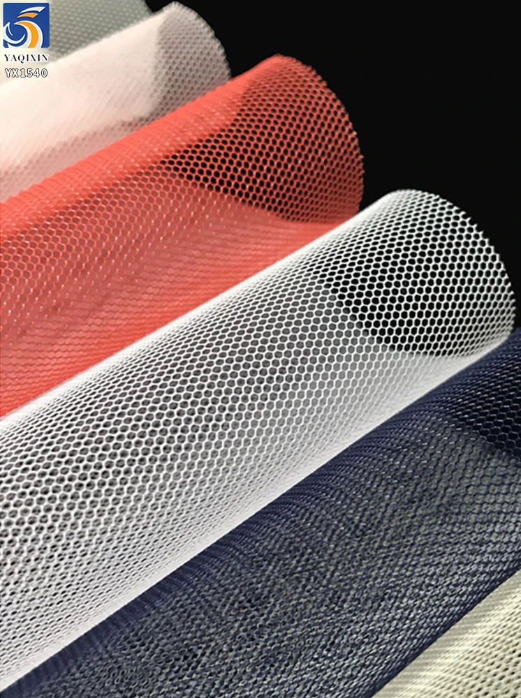 YX1540 20GSM 100% Polyester Hard Tulle Mesh Fabric 170CM Wide for Flower Wrapping and Petticoat Making - 100% Polyester, 20...