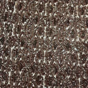 YX1542 Multi Color 8MM Sequin Embroidery Fabric Polyester Mesh Material for Prom Dresses Bridal Gowns and Fashion Apparel...