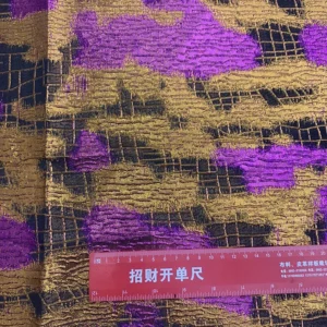 YX1568 Wholesale Multicolor Brocade Jacquard Fabric for Garment Production Dresses and Costume Sewing - 100% Polyester, 150...