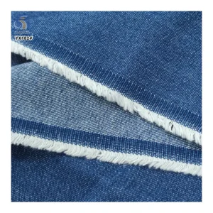 YX182 YAQIXIN Gold Top Supplier 12S Washed 8 oz Heavy Dark Blue Denim Fabric 100% Cotton for Jacket&Shirts - 100% Cotton, 8...