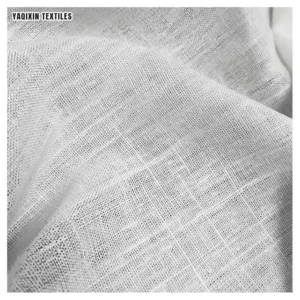YX2168-1 China Manufacturers Stone Washed Linen Blend Fabric 180gsm 70/30 Rayon/Linen Fabric - Rayon, Linen, 180 gsm, 140...