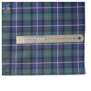 YX2387 Cheap 195gsm 60% Polyester 40% Cotton Blend Check Fabric Cotton Yarn Dyed School Uniform Check Fabric - Polyester...