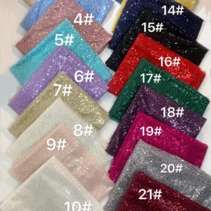 YX2390-1 Wholesale Transparent White Sequin Beads Tulle Fabric Wedding Dress Lace Fabric for Bridal Customization - 100%...