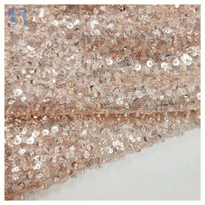 YX2394 High Quality Lace Fabric with Beads and Pearl Shiny Sequin Embroidery Beaded Lace Fabric Luxury for Weddings...