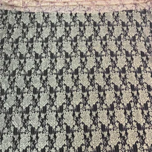 YX254 Wholesale Price Girls Sexy Lace Underwear Fabric Polyester Embroidered Chantilly Lace Fabric French - 100% Polyester...
