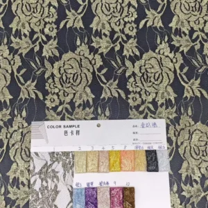 YX254 Wholesale Price Girls Sexy Lace Underwear Fabric Polyester Embroidered Chantilly Lace Fabric French - 100% Polyester...