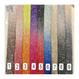 YX2704 Premium Iridescent Gradient Ombre Sequin Fabric Wholesale Stretch Mesh Shiny Sequin Fabric - Polyester, Metallic, 220...